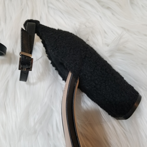 Call It Spring Black Chunky Heel Open Toe Sandals Adjustable Ankle Straps.8.5 - Picture 10 of 17